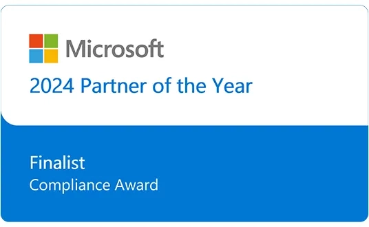 Microsoft Partner of the Year Compliance Finalist 2024