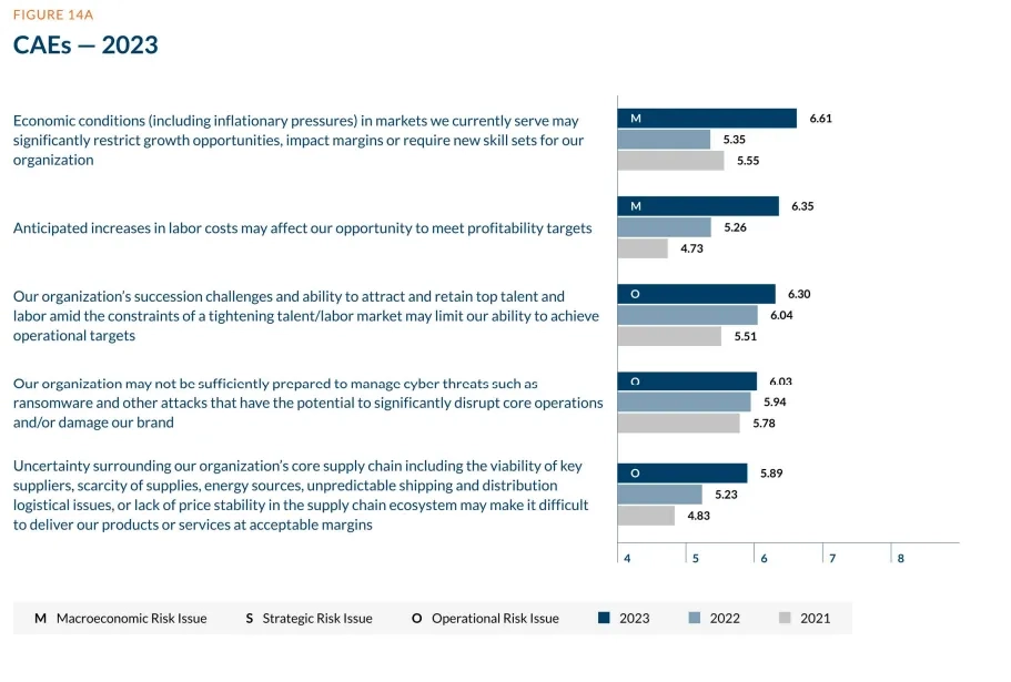 Overview of Top Risks for CAE’s in 2023